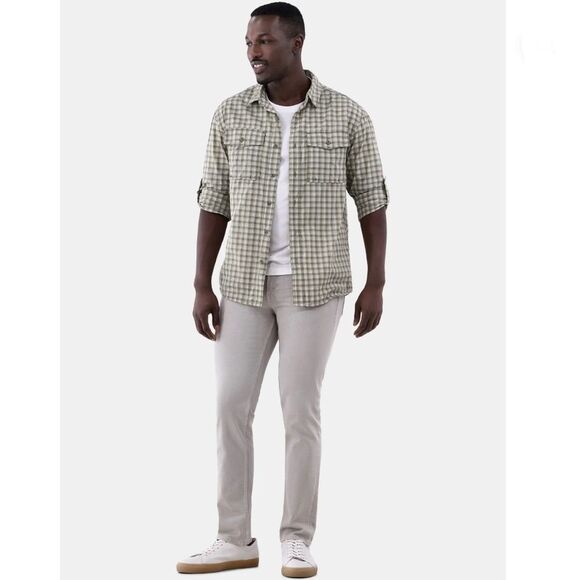 Men's Upstream Outdoor Shirt with Long Sleeves, UPF 50+, Size S - Picture 11 of 11